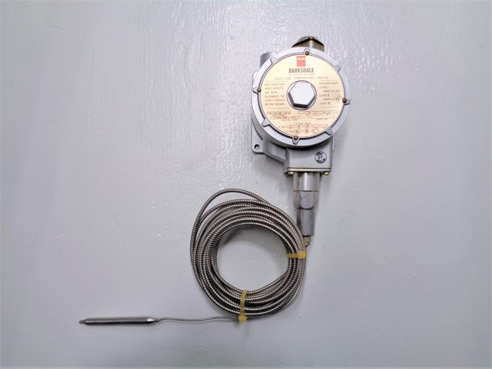 Barksdale Explosion Proof Gold Line Temperature Switch T1X-251S-25-A